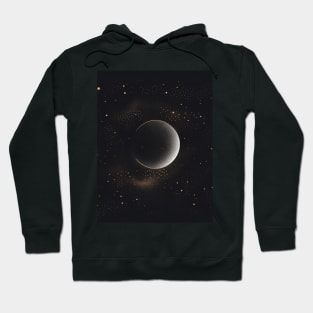 Geometric Illustration of Space Hoodie